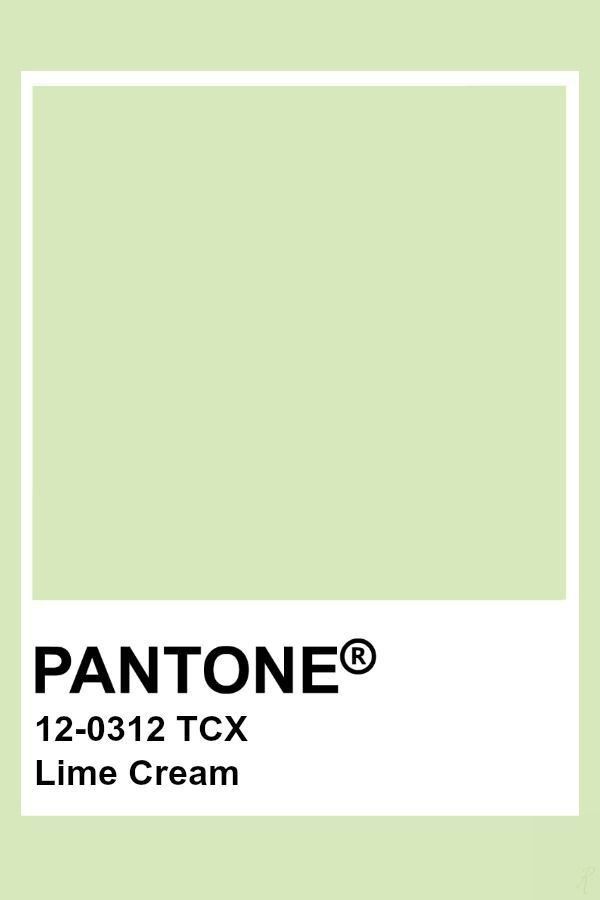 lime cream color that is a lime green by pantone